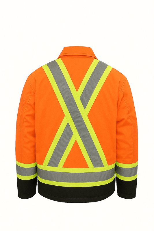 Hi vis two toned parka