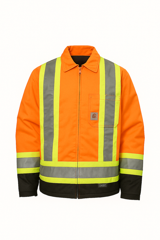 Hi vis two toned parka